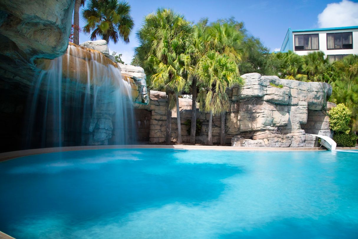 Pool and Waterfall